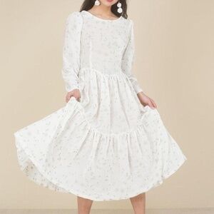 Samantha Pleet Ophelia Velvet Moon Embroidered Dress Size 4